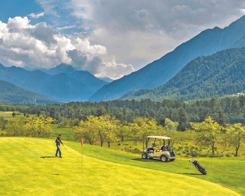 Golf course landscape